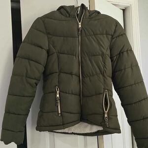 H&M Kids Olive Puffer Jacket